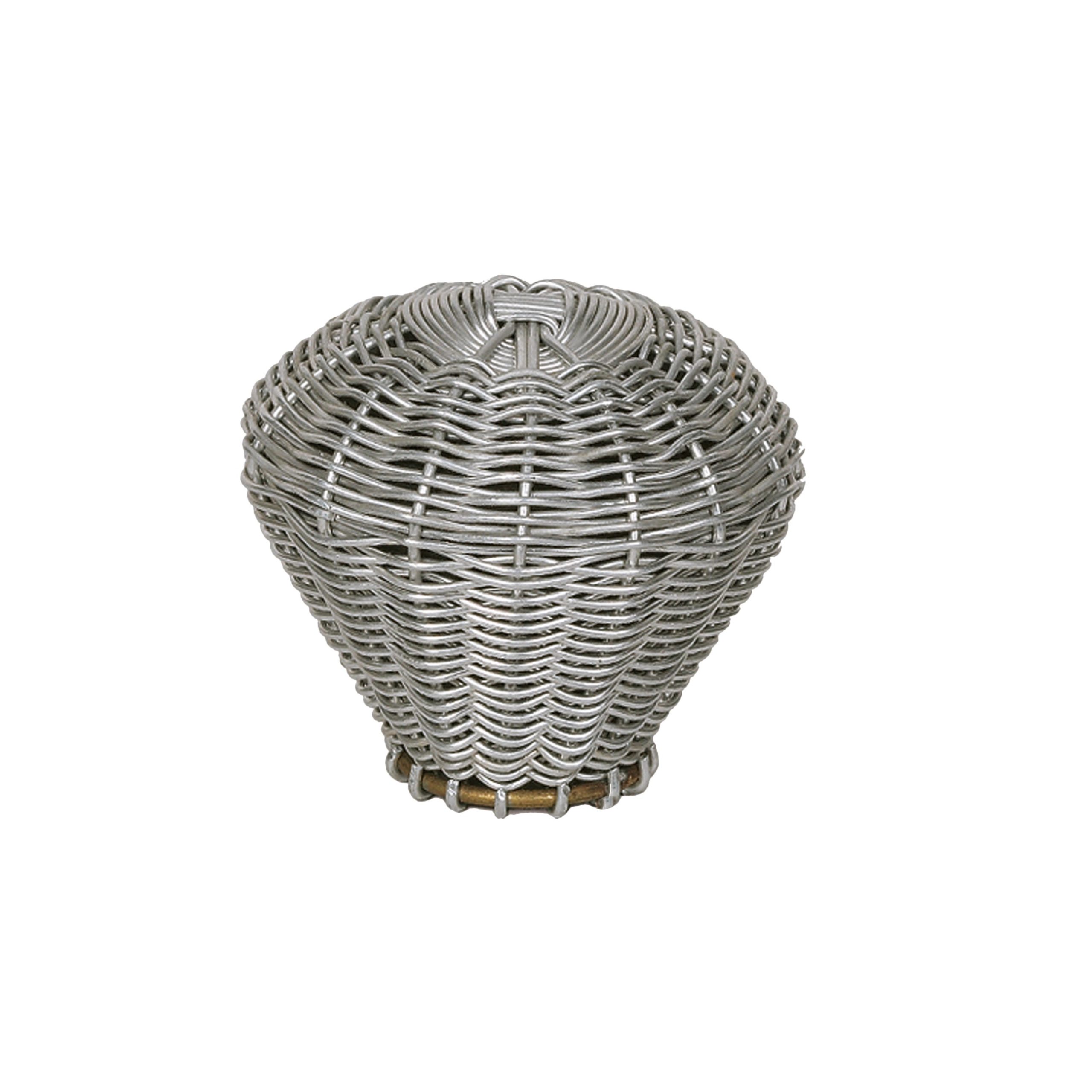 1 Pomo de mueble REI 7-E531 gris / plata, d. 30