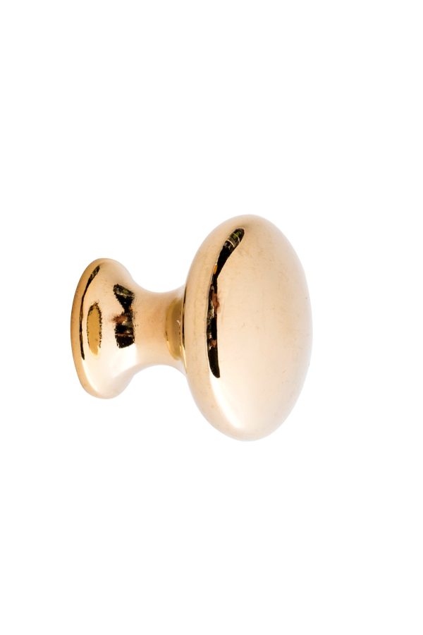 1 Pomo de mueble REI amarillo / dorado, d. 30 1 Pomo de mueble REI amarillo / dorado, d. 30
