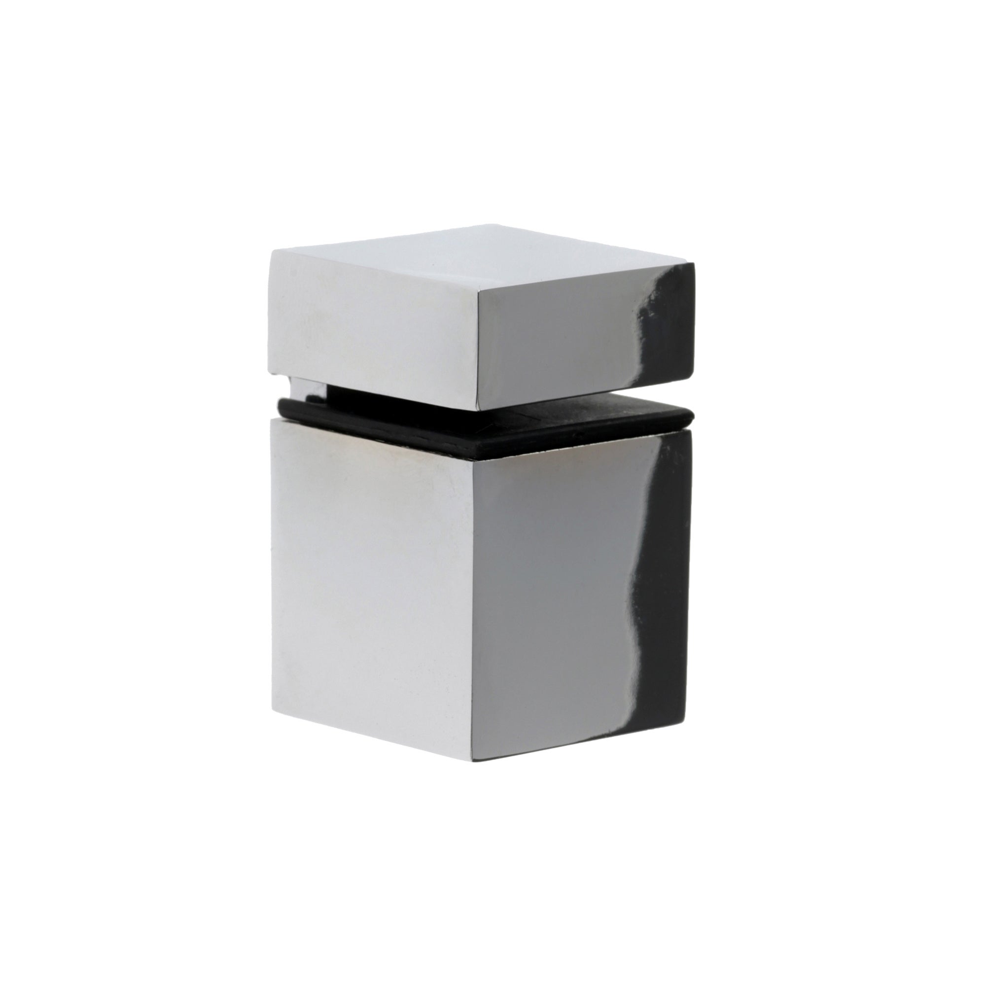 1 porta estante cromo brillo de 30x46mm fabricado en zamak
