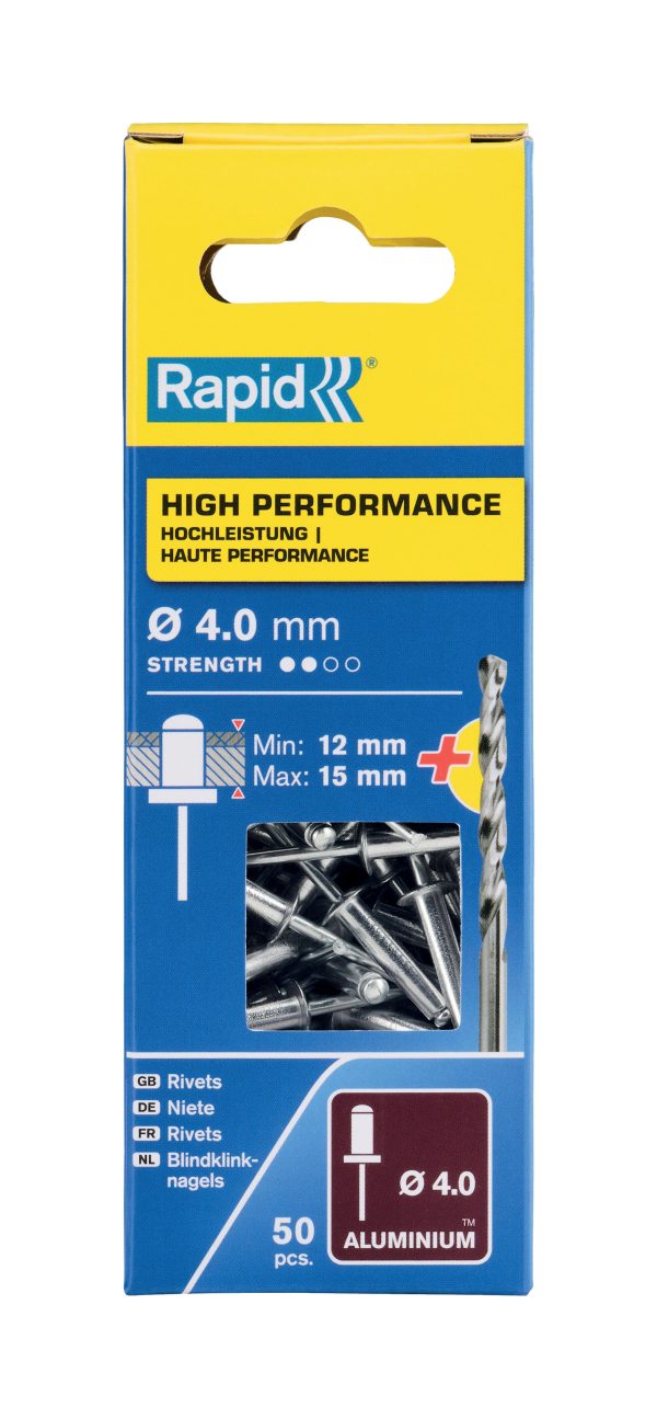1 remaches de aluminio RAPID 4 x 45