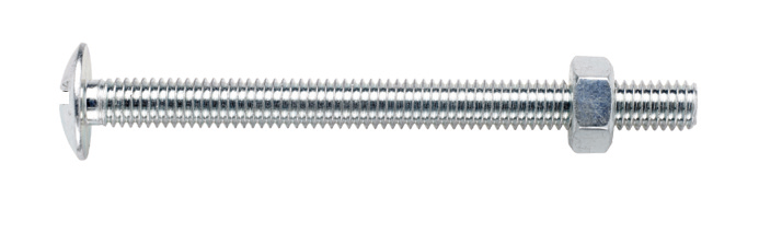 10 Tornillo de métrica cabeza redonda phillips de acero , Ø 5 x L.30 mm