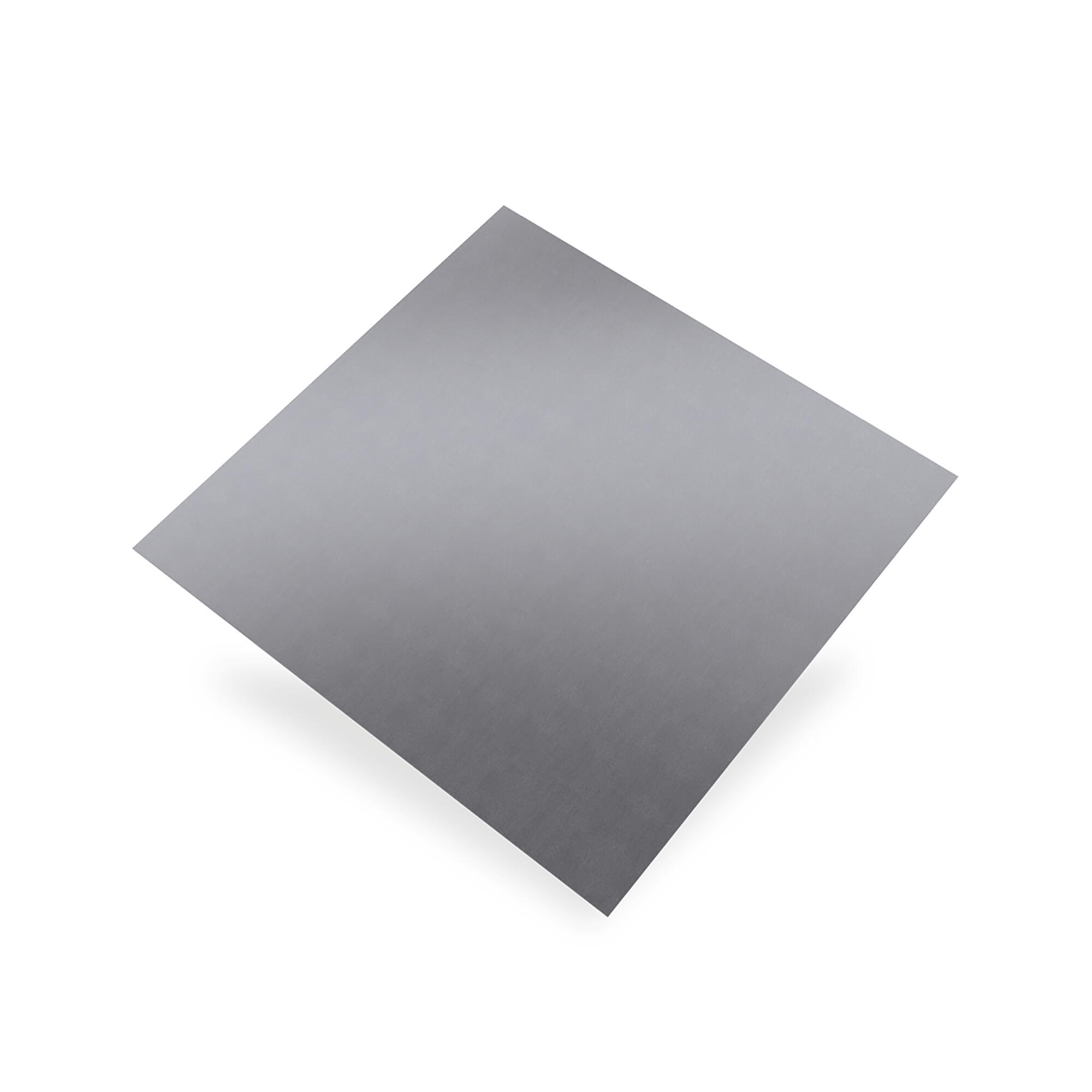 1 chapa metálica de aluminio de 30x100 cm y 0.1 mm espesor