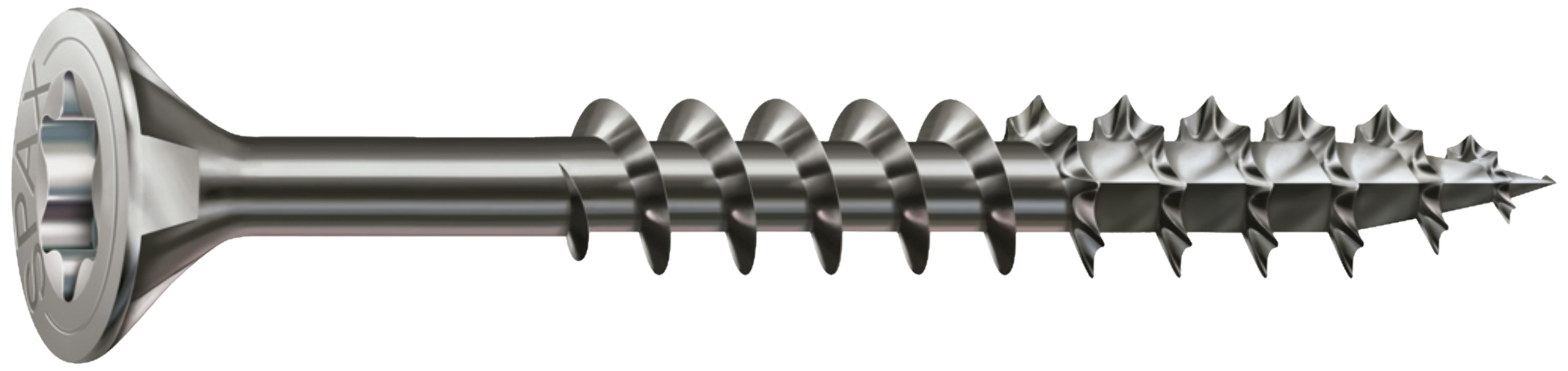10 Tornillo para madera SPAX T-star+ con cabeza avellanada, ø 6 x L. 120 mm