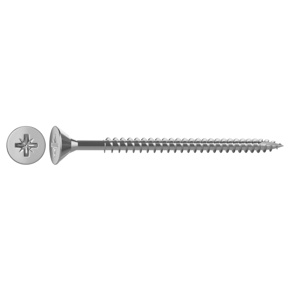 100 Tornillo para madera STANDERS pozidriv con cabeza avellanada,ø 4.5 x L.50 mm 100 Tornillo para madera STANDERS pozidriv con cabeza avellanada,ø 4.5 x L.50 mm