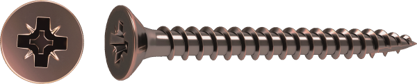 12 Tornillo para madera STANDERS pozidriv con cabeza avellanada, ø 4 x L. 30 mm