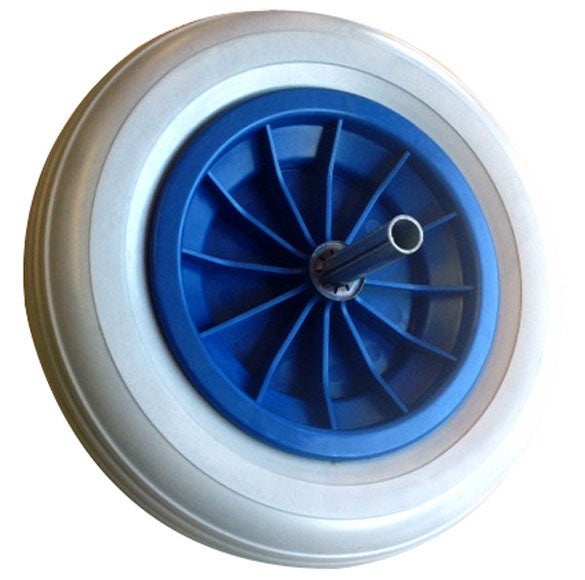 1 rueda fija agujero pasante , ø 350 mm, peso max. 100 Kg