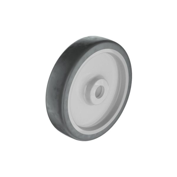1 rueda fija sobre eje , ø 100 mm, peso max. 70 Kg 1 rueda fija sobre eje , ø 100 mm, peso max. 70 Kg