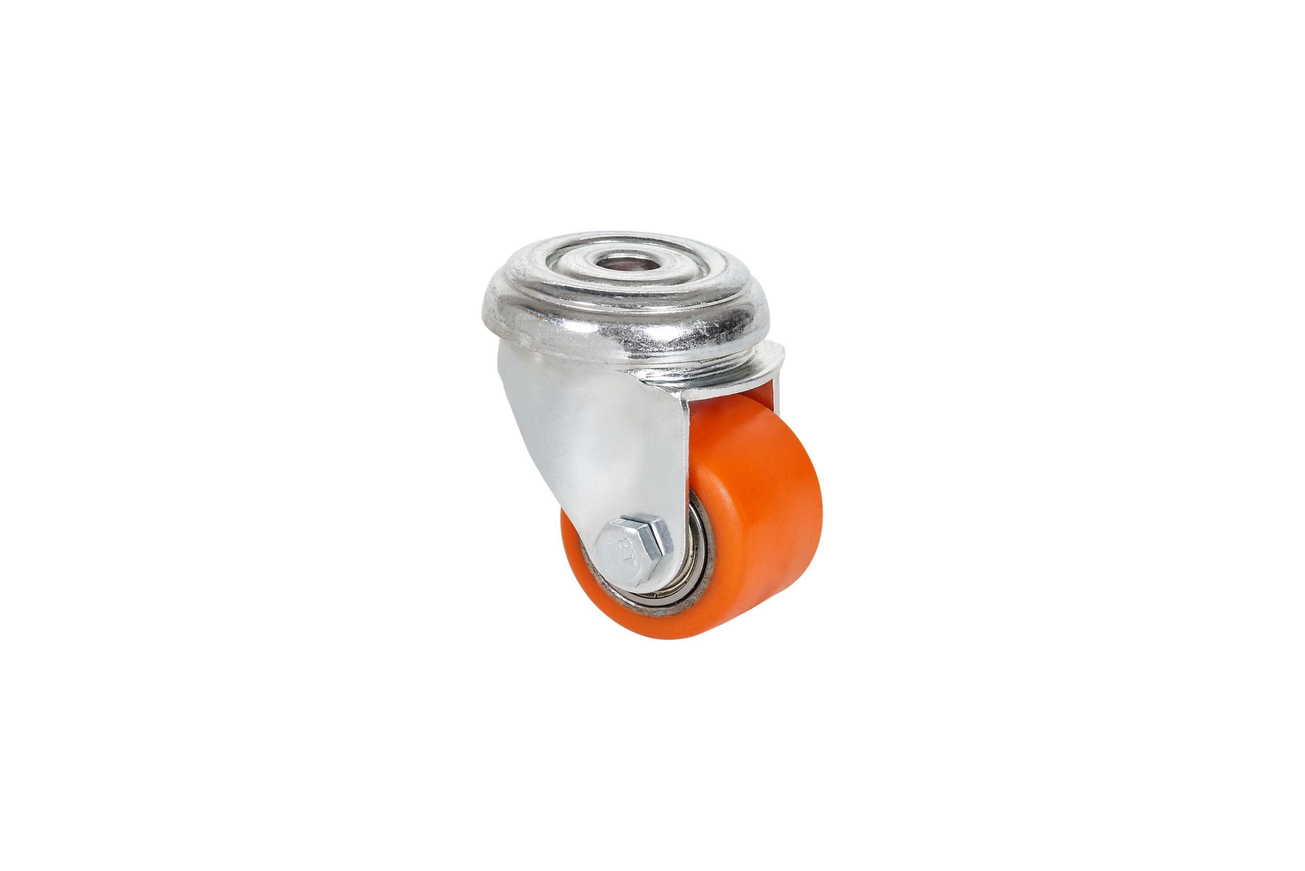 1 rueda giratoria tornillos , ø 35 mm, peso max. 100 Kg