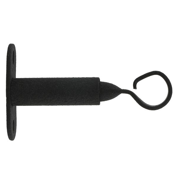 1 Soporte a pared para barra diámetro 20 mm Country charm MOBOIS acero black frost forja fijo 105-150 cm 1 Soporte a pared para barra diámetro 20 mm Country charm MOBOIS acero black frost forja fijo 105-150 cm