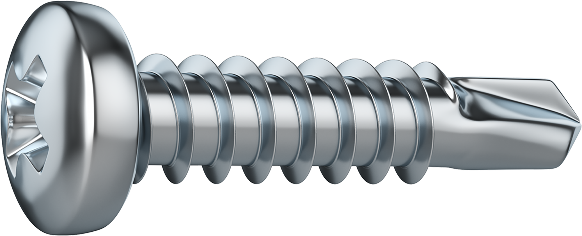 100 Tornillo para metal STANDERS phillips con cabeza abombada, ø 4.8 x L. 25 mm
