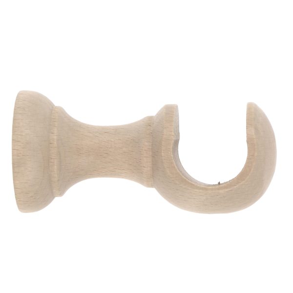 1 Soporte a pared para barra diámetro 28 mm INSPIRE madera roble natural fijo 8 cm 1 Soporte a pared para barra diámetro 28 mm INSPIRE madera roble natural fijo 8 cm
