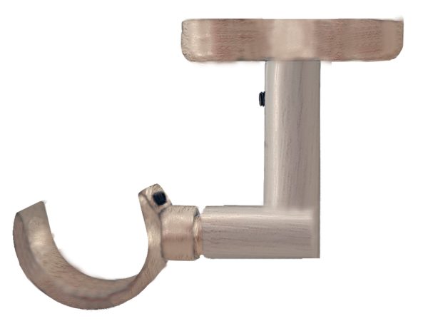 1 Soporte a techo para barra diámetro 20 mm Design hierro marfil oro patinado fijo 7.5 cm 1 Soporte a techo para barra diámetro 20 mm Design hierro marfil oro patinado fijo 7.5 cm