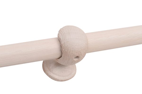 1 Soporte a techo para barra diámetro 28 mm Country charm madera Chene Blanchi pintado 5 cm 1 Soporte a techo para barra diámetro 28 mm Country charm madera Chene Blanchi pintado 5 cm