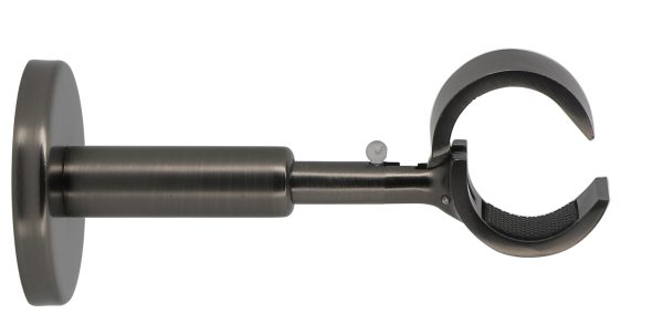 1 Soporte a techo para barra diámetro 28 mm Design MOBOIS acero gris Gun metal extensible 11.5-15 cm 1 Soporte a techo para barra diámetro 28 mm Design MOBOIS acero gris Gun metal extensible 11.5-15 cm