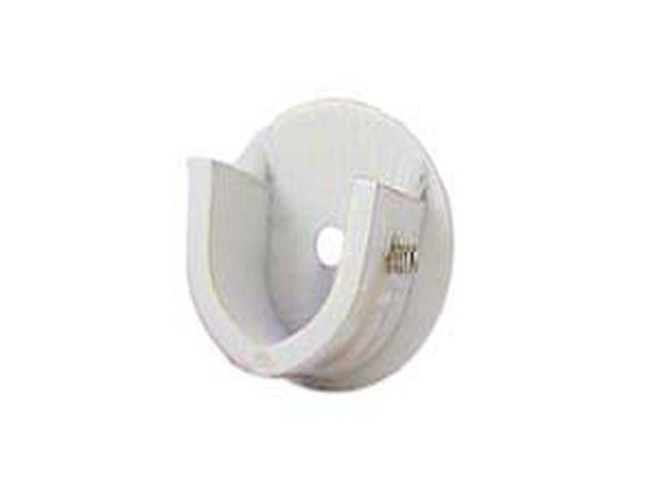 1 Soporte entre 2 paredes para barra diámetro 20 mm Design hierro marfil oro patinado fijo 2 cm 1 Soporte entre 2 paredes para barra diámetro 20 mm Design hierro marfil oro patinado fijo 2 cm