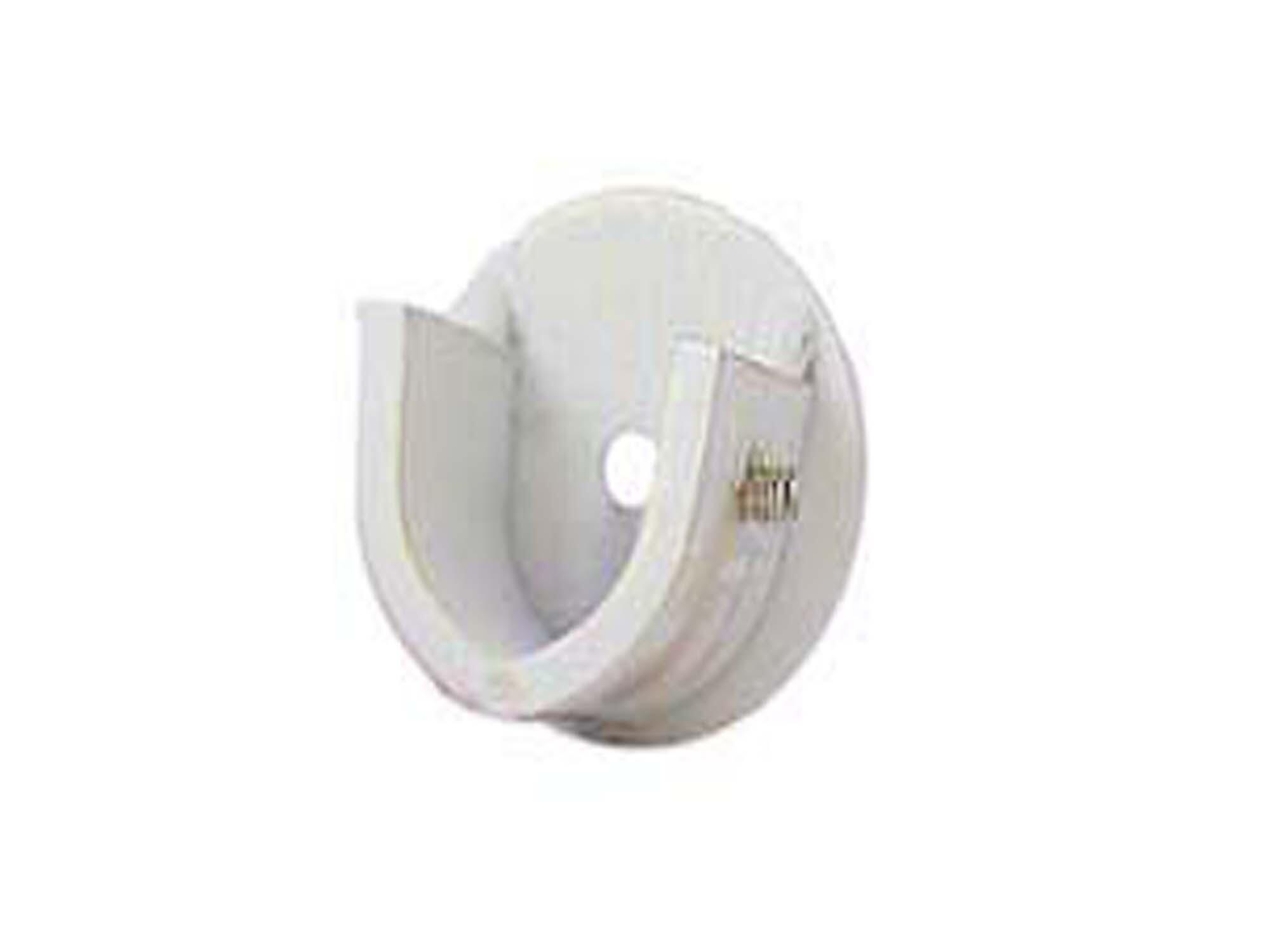 1 Soporte entre 2 paredes para barra diámetro 20 mm Design hierro marfil oro patinado fijo 2 cm