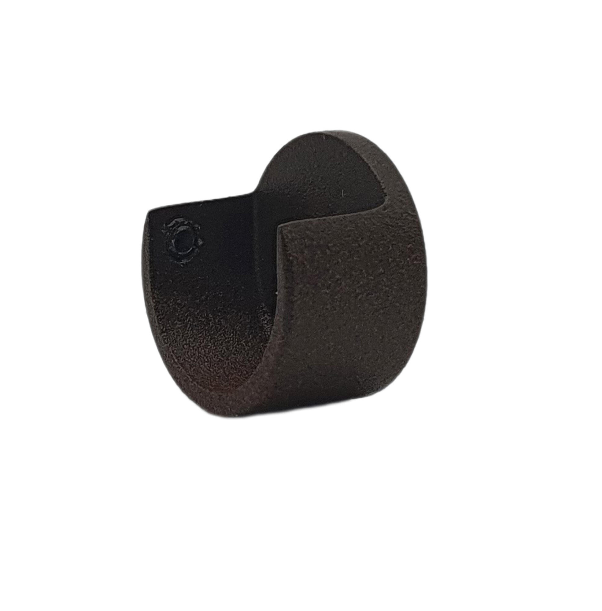 1 Soporte entre 2 paredes para barra diámetro 20 mm Design hierro óxido oxidado fijo 2 cm