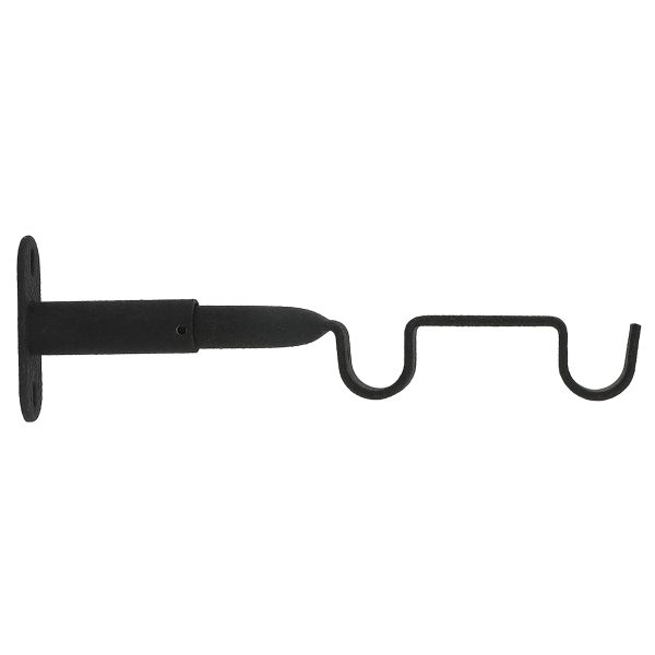1 Soporte extensible a pared para 2 barras diámetro 20 mm Country charm MOBOIS acero black frost forja fijo 135-215 cm 1 Soporte extensible a pared para 2 barras diámetro 20 mm Country charm MOBOIS acero black frost forja fijo 135-215 cm