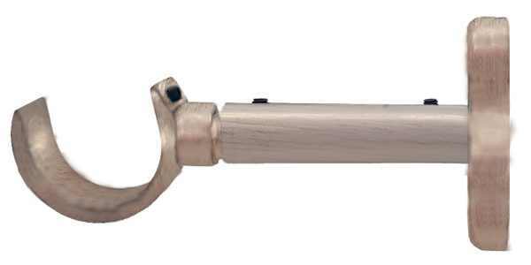 1 Soporte extensible pared para 3 barras diámetro 20 mm Design hierro marfil oro patinado extensible 10.5-13.5 cm 1 Soporte extensible pared para 3 barras diámetro 20 mm Design hierro marfil oro patinado extensible 10.5-13.5 cm