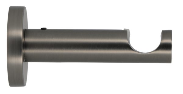 1 Soporte techo pared para barra diámetro 20 mm Design MOBOIS acero gris Gun metal fijo 8 cm 1 Soporte techo pared para barra diámetro 20 mm Design MOBOIS acero gris Gun metal fijo 8 cm