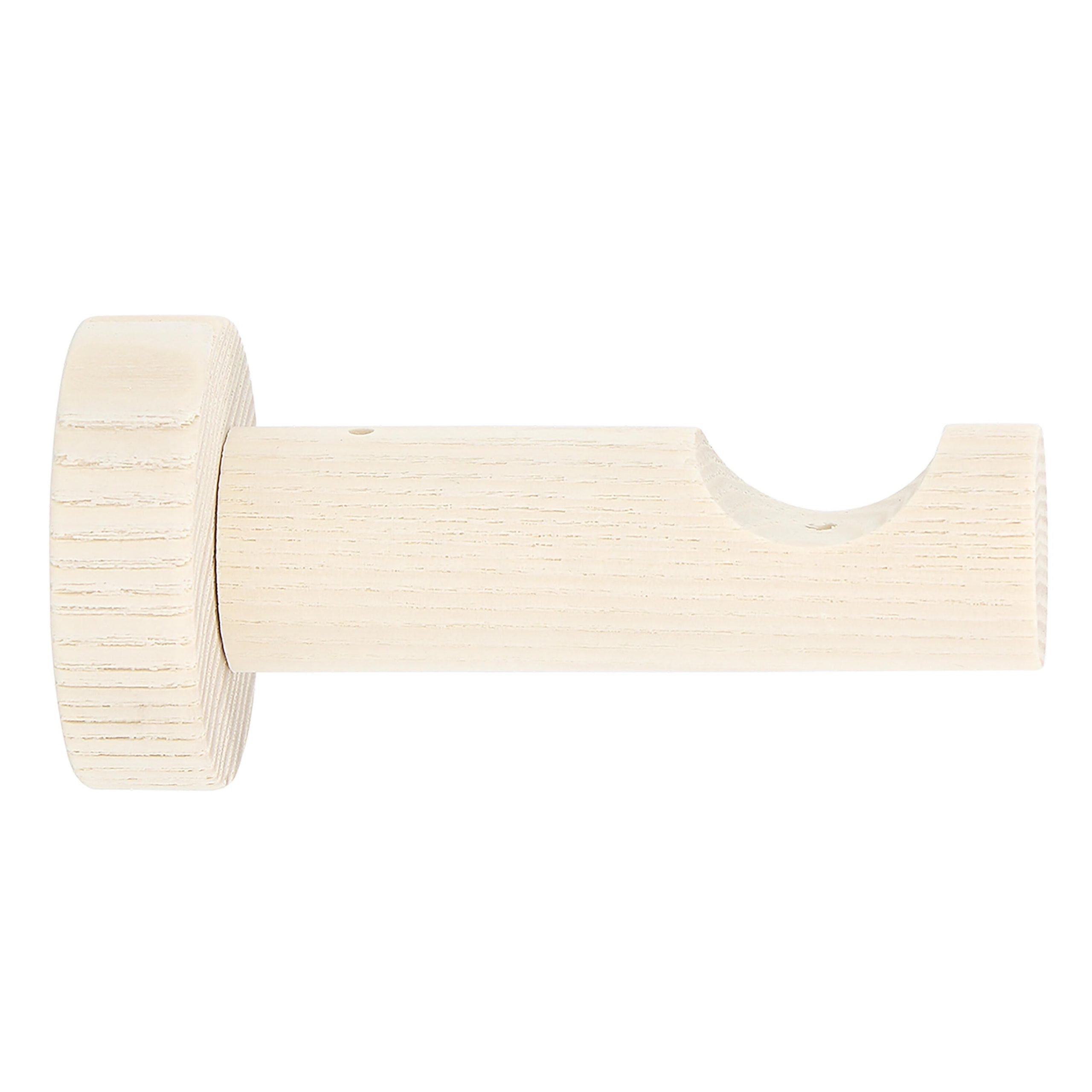 1 Soporte techo pared para barra diámetro 28 mm Bohème MOBOIS madera fijo 8 cm