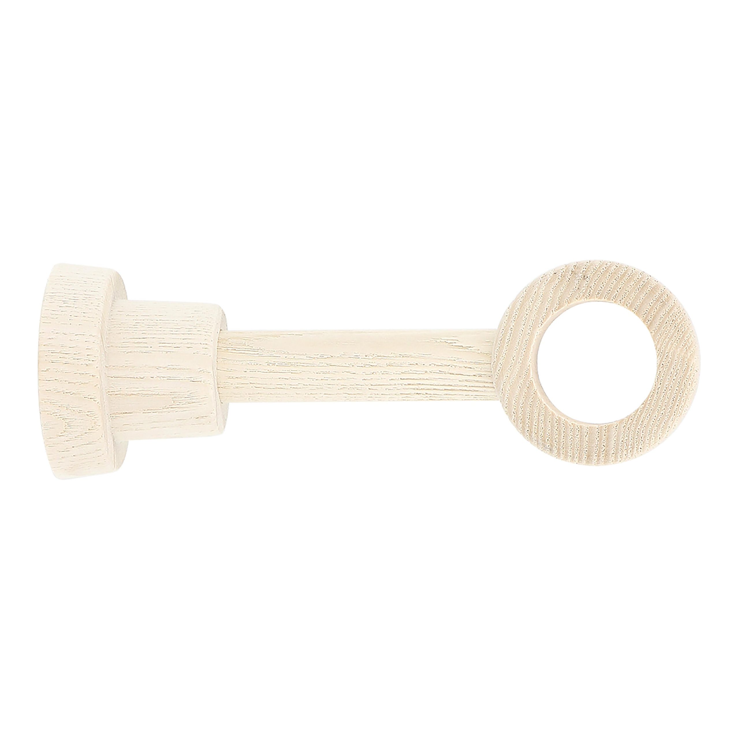 1 Soporte techo pared para barra diámetro 28 mm Bohème MOBOIS madera recortable 8.5-13 cm
