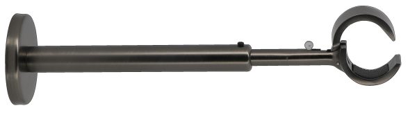 1 Soporte techo pared para barra diámetro 28 mm Design MOBOIS acero gris Gun metal extensible 19.5-30 cm 1 Soporte techo pared para barra diámetro 28 mm Design MOBOIS acero gris Gun metal extensible 19.5-30 cm