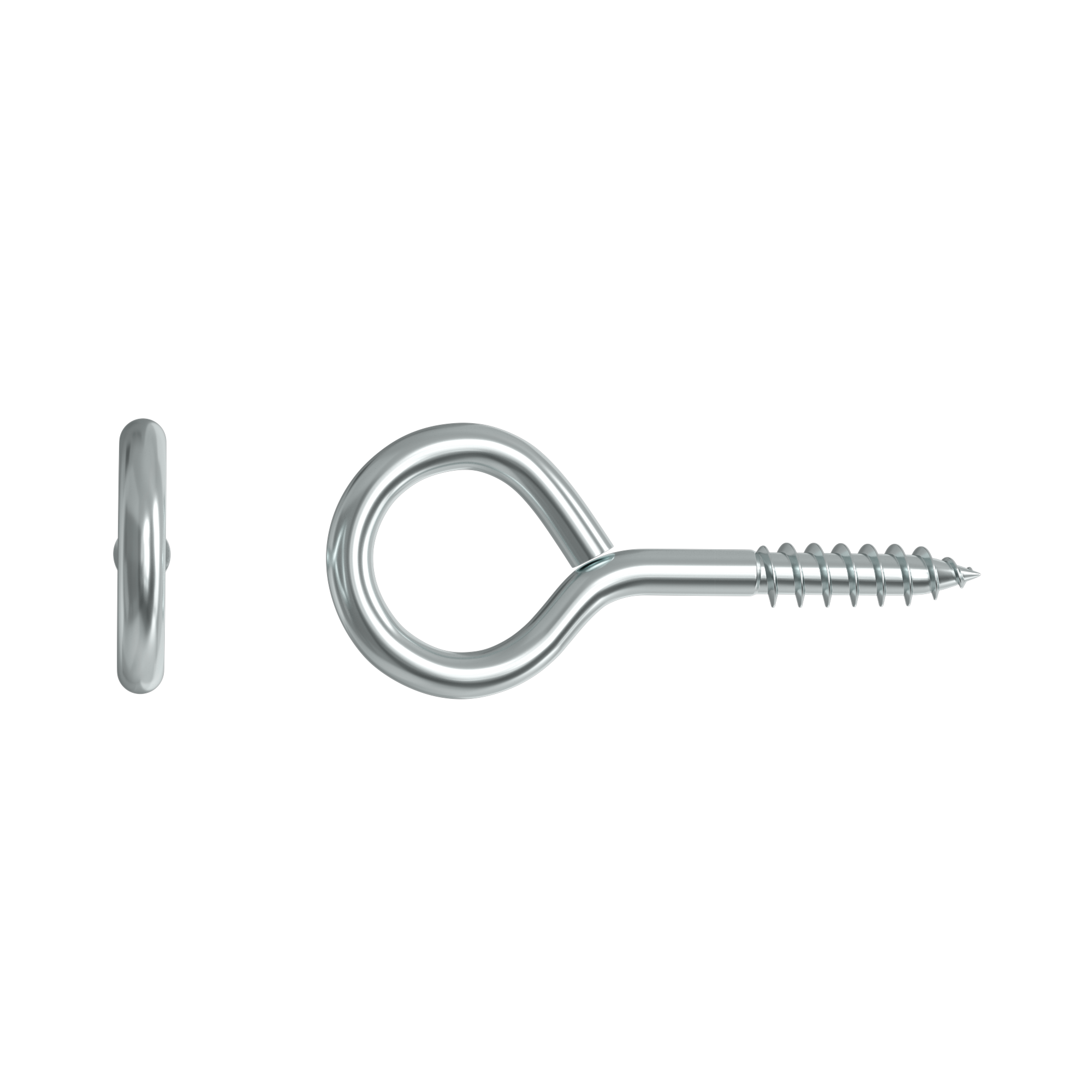 15 hembrillas cerradas de acero cincado de 3x16 mm