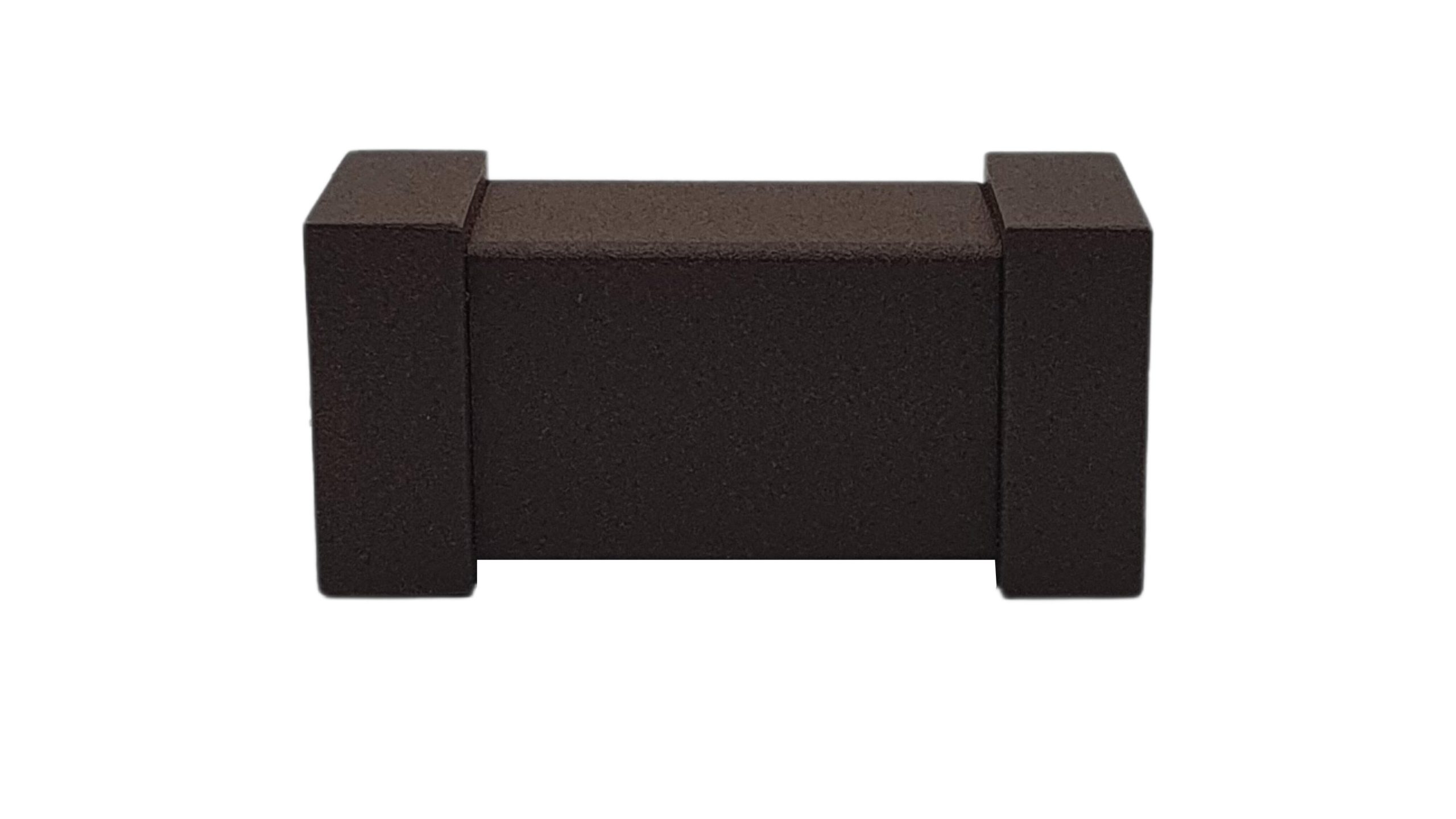 1 Terminal para barra de cortina Filo Industrial INSPIRE hierro óxido para barra diámetro 20 mm