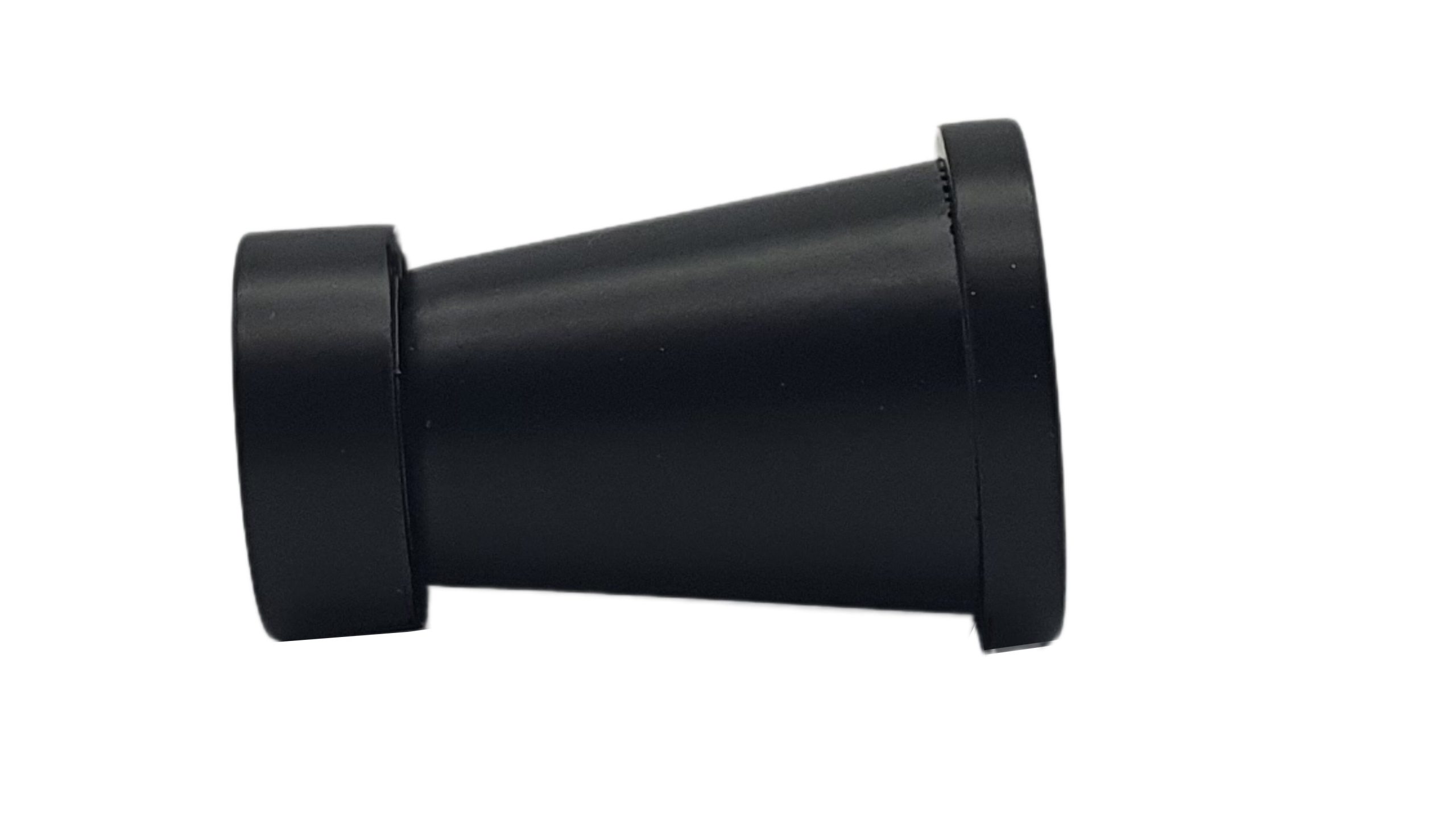 1 Terminal para barra de cortina Mena Industrial INSPIRE hierro negro mate para barra diámetro 28 mm