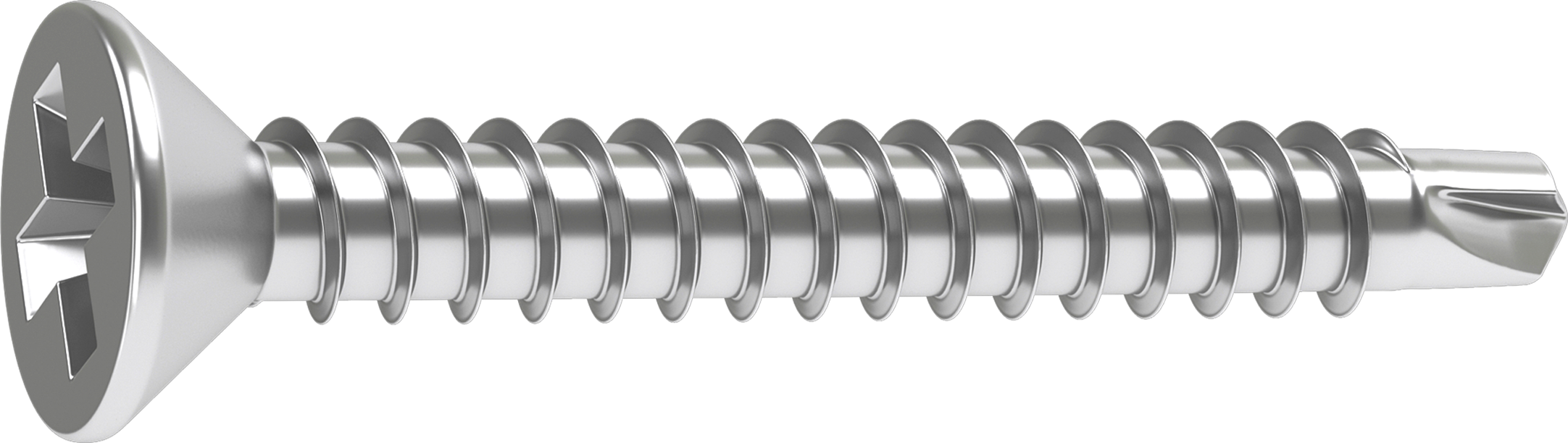 15 Tornillo para metal STANDERS phillips con cabeza avellanada, ø 4.2 x L. 38 mm