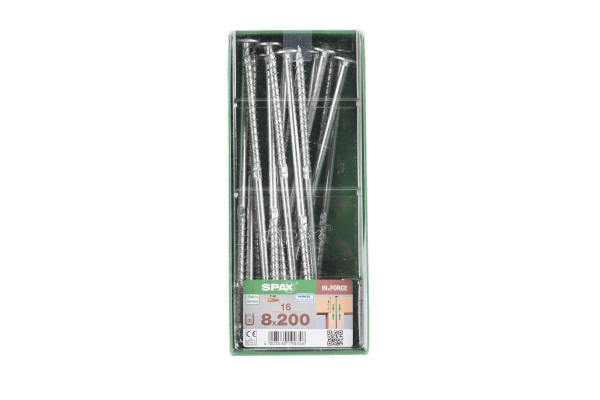 16 Tornillo para madera SPAX T-star+ con cabeza ancha, ø 8 x L. 200 mm 16 Tornillo para madera SPAX T-star+ con cabeza ancha, ø 8 x L. 200 mm