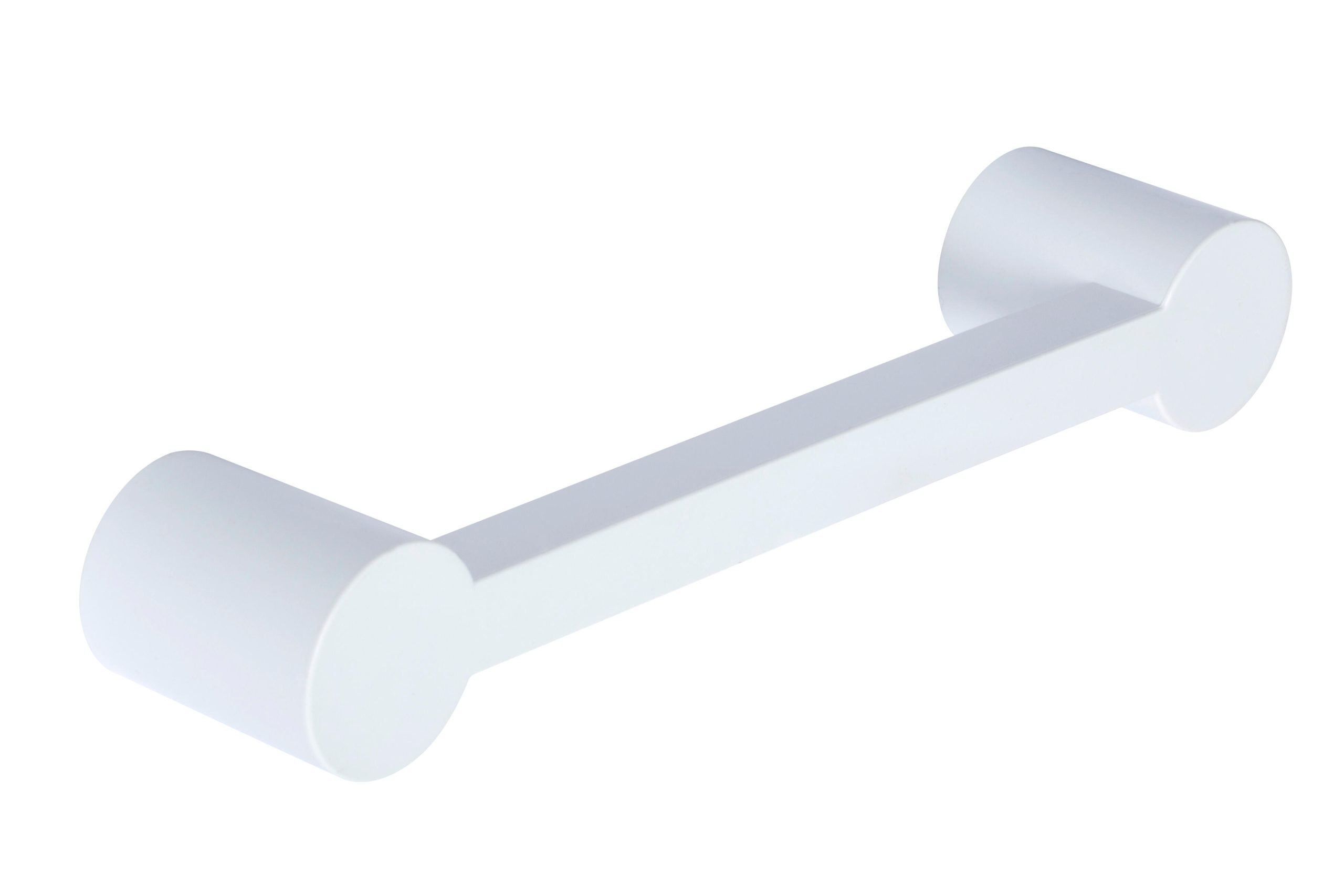 1 Tirador de mueble NESU blanco distancia entre tornillos 128 mm