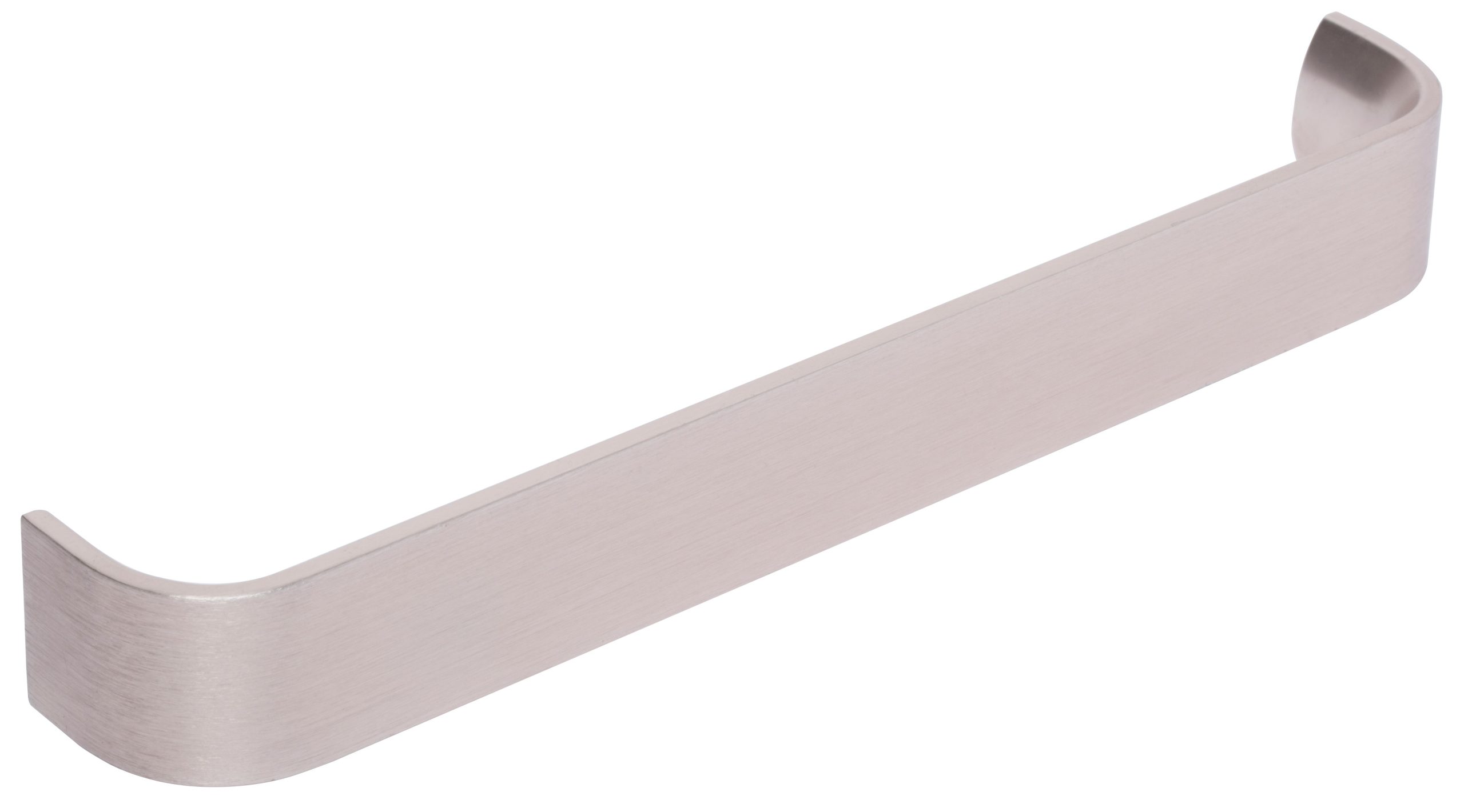 1 Tirador de mueble NESU gris / plata distancia entre tornillos 192 mm