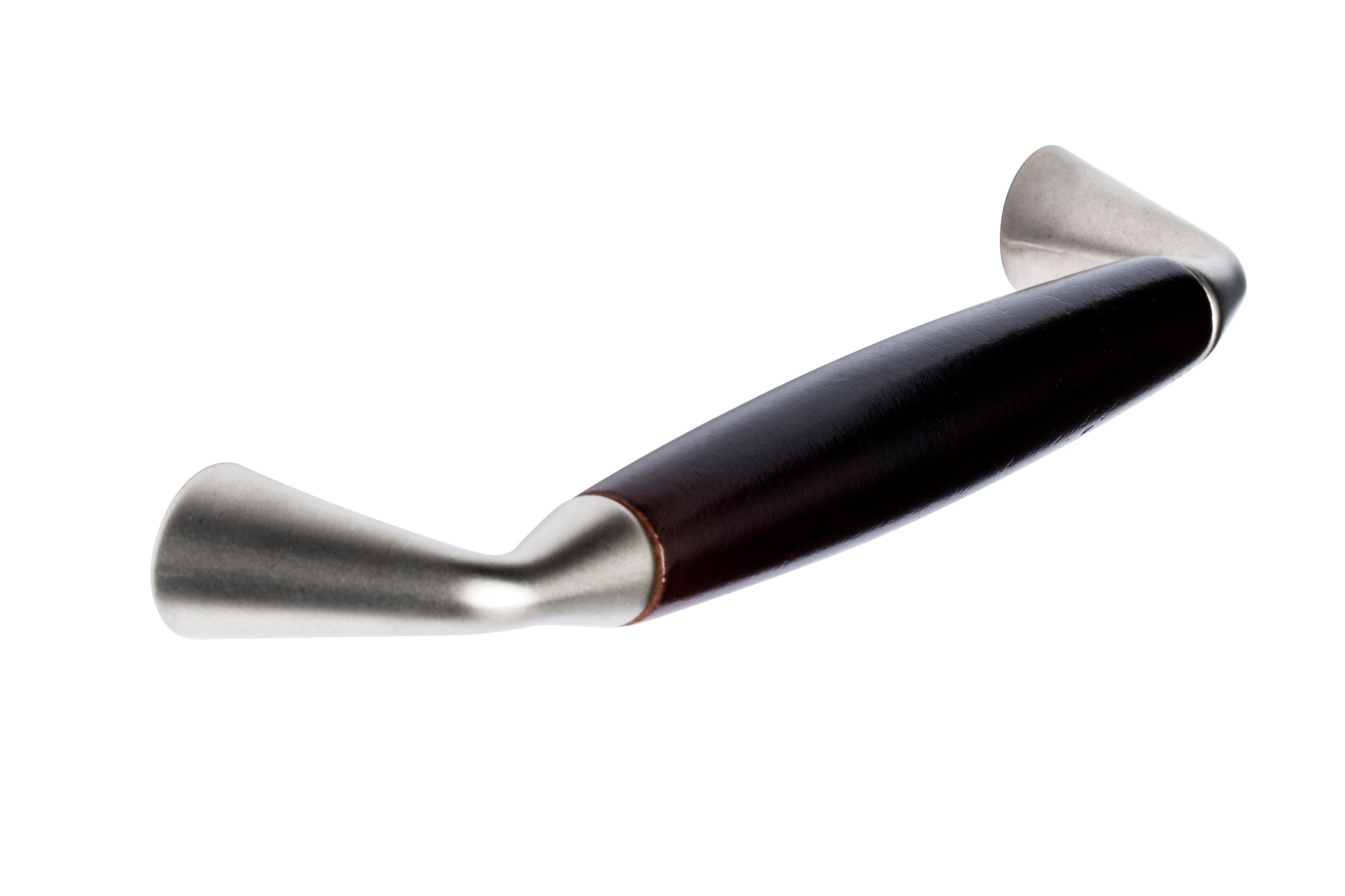 1 Tirador de mueble NESU marrón distancia entre tornillos 128 mm
