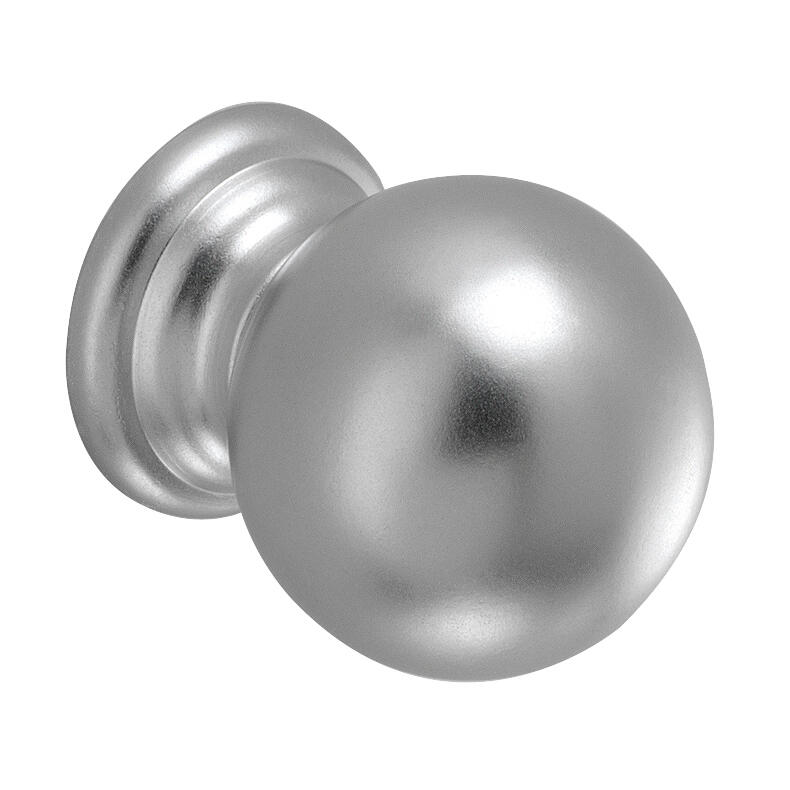 1 Tirador para armario de zamak satinado 3x3 mm