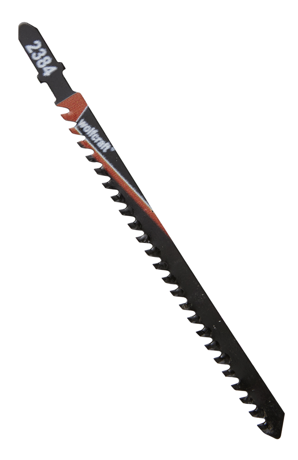 1 Hoja de sierra calar ,vástago en T, acero ,corte grueso de 132 mm WOLFCRAFT