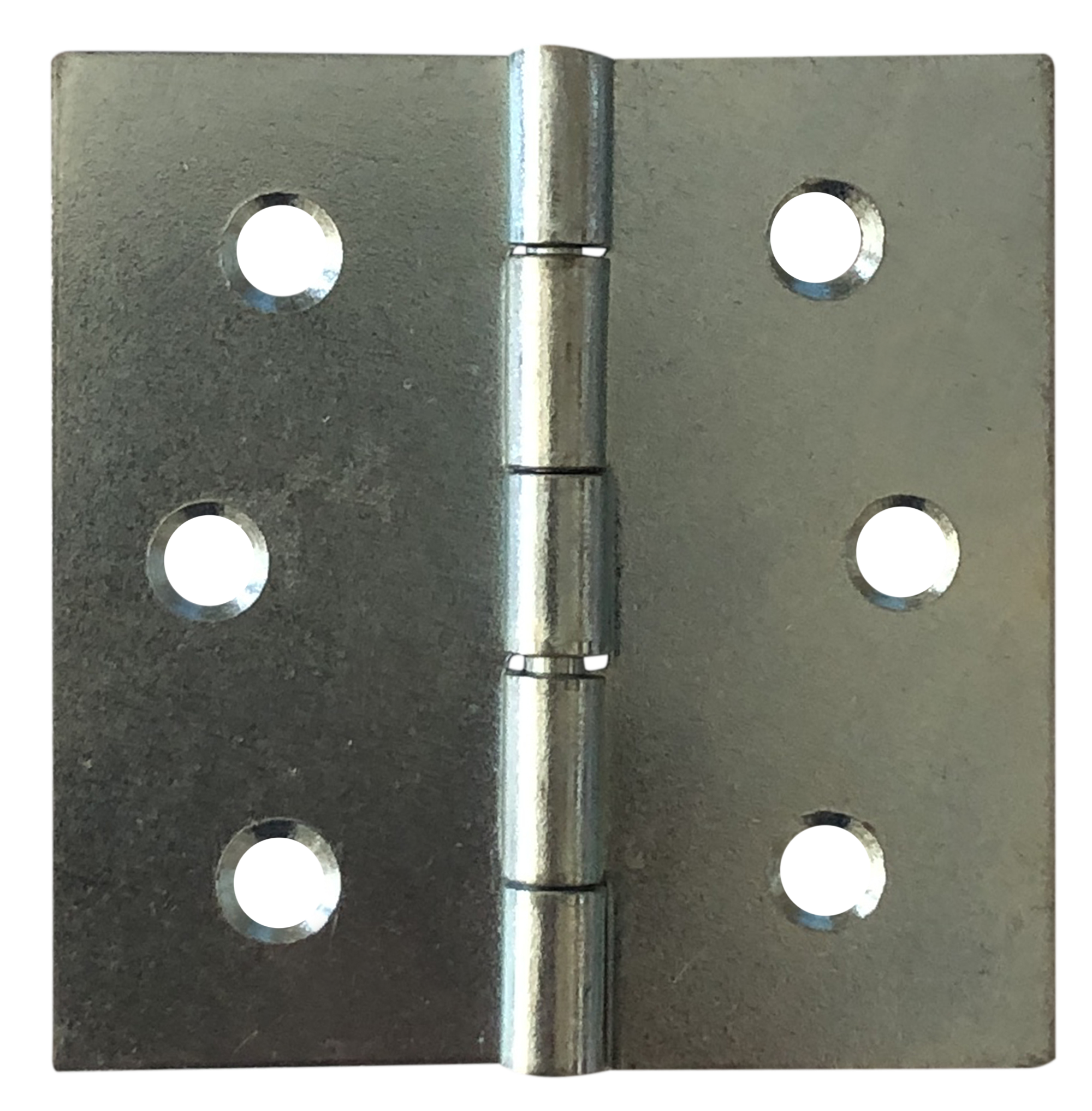 2 bisagra rectangular de hierro cincado y 3x60 mm