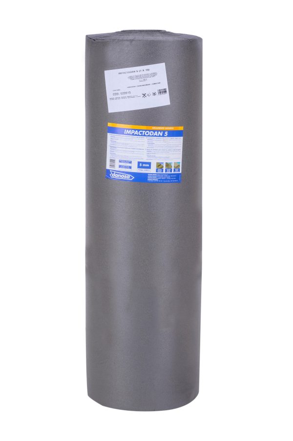 1 ud rollo Polietileno DANOSA IMPACTODAN Espesor 5mm 15x1m R=0.135 1 ud rollo Polietileno DANOSA IMPACTODAN Espesor 5mm 15x1m R=0.135