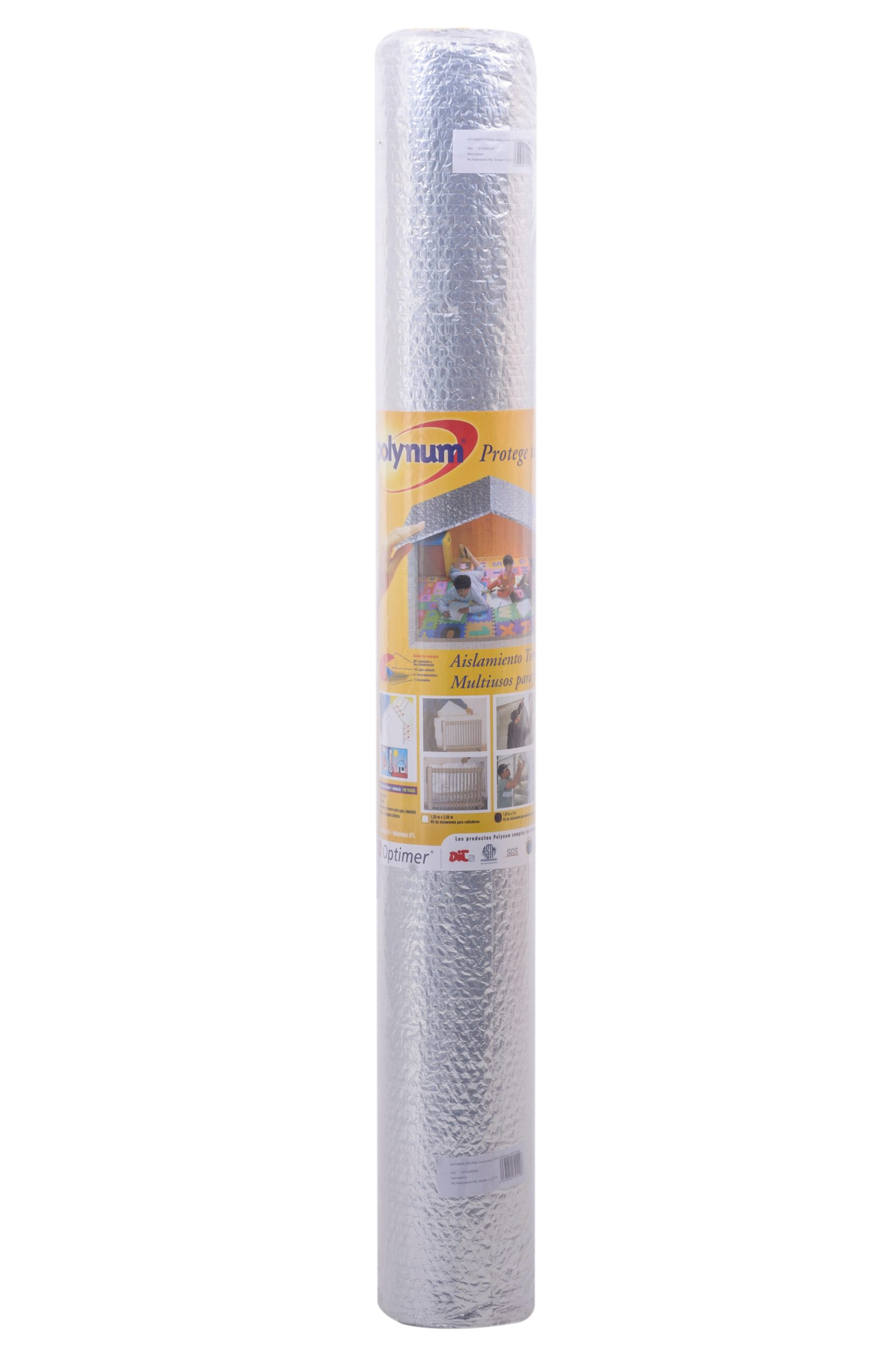1 ud Tablero Aislante térmico reflexivo Aluminio OPTIMER SUPER Espesor 3mm 1.2x5m
