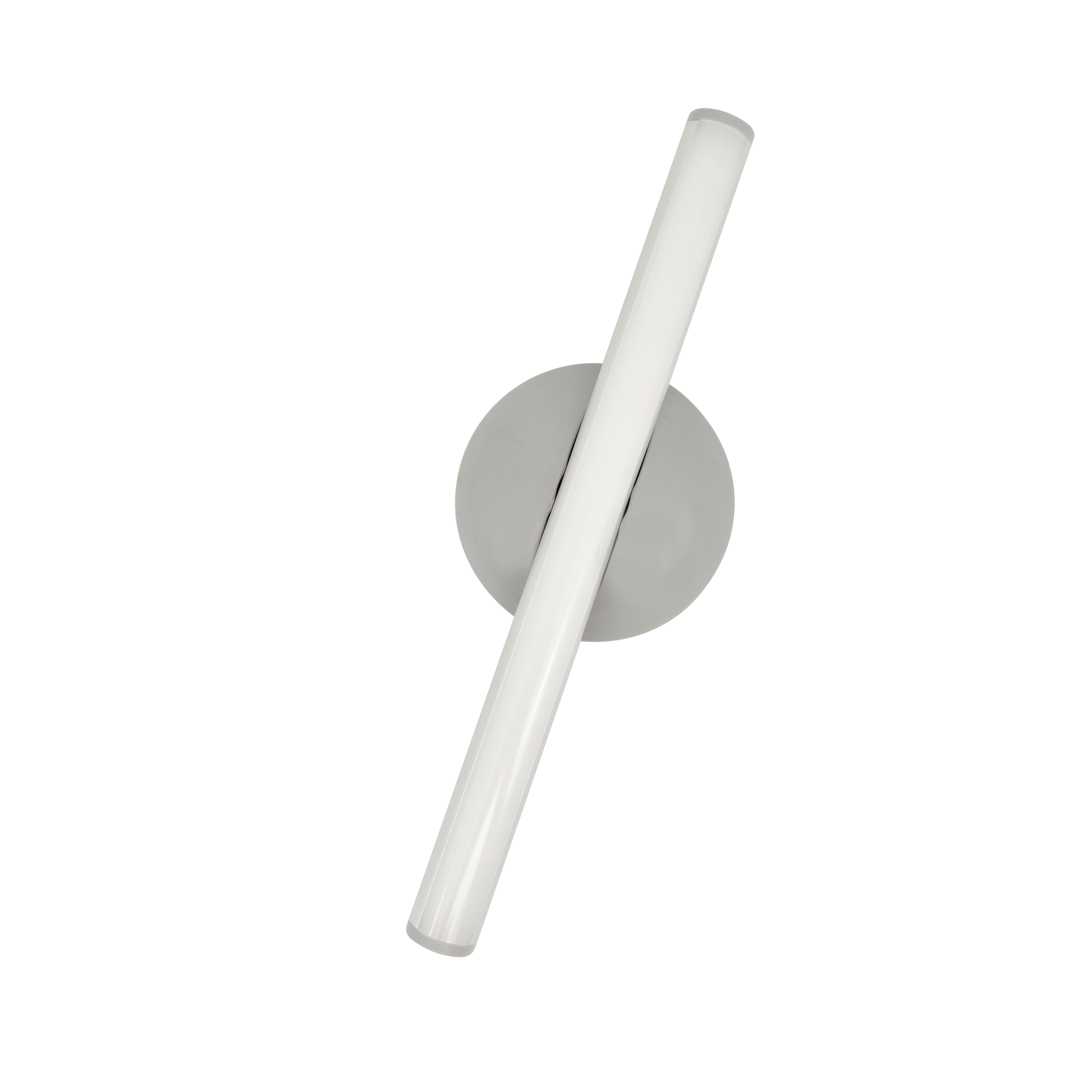 1 iluminación móvil de aluminio gris / plata 206x17 mm