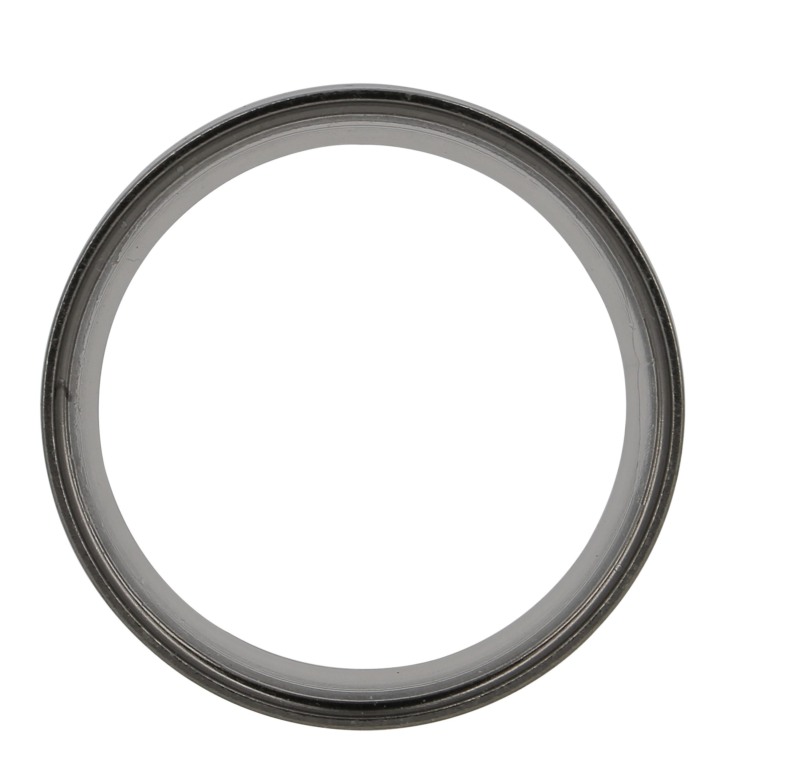 10 Anillas para barra de cortina 20 mm redondas acero MOBOIS gris gun metal mate barnizado con anillo silencioso