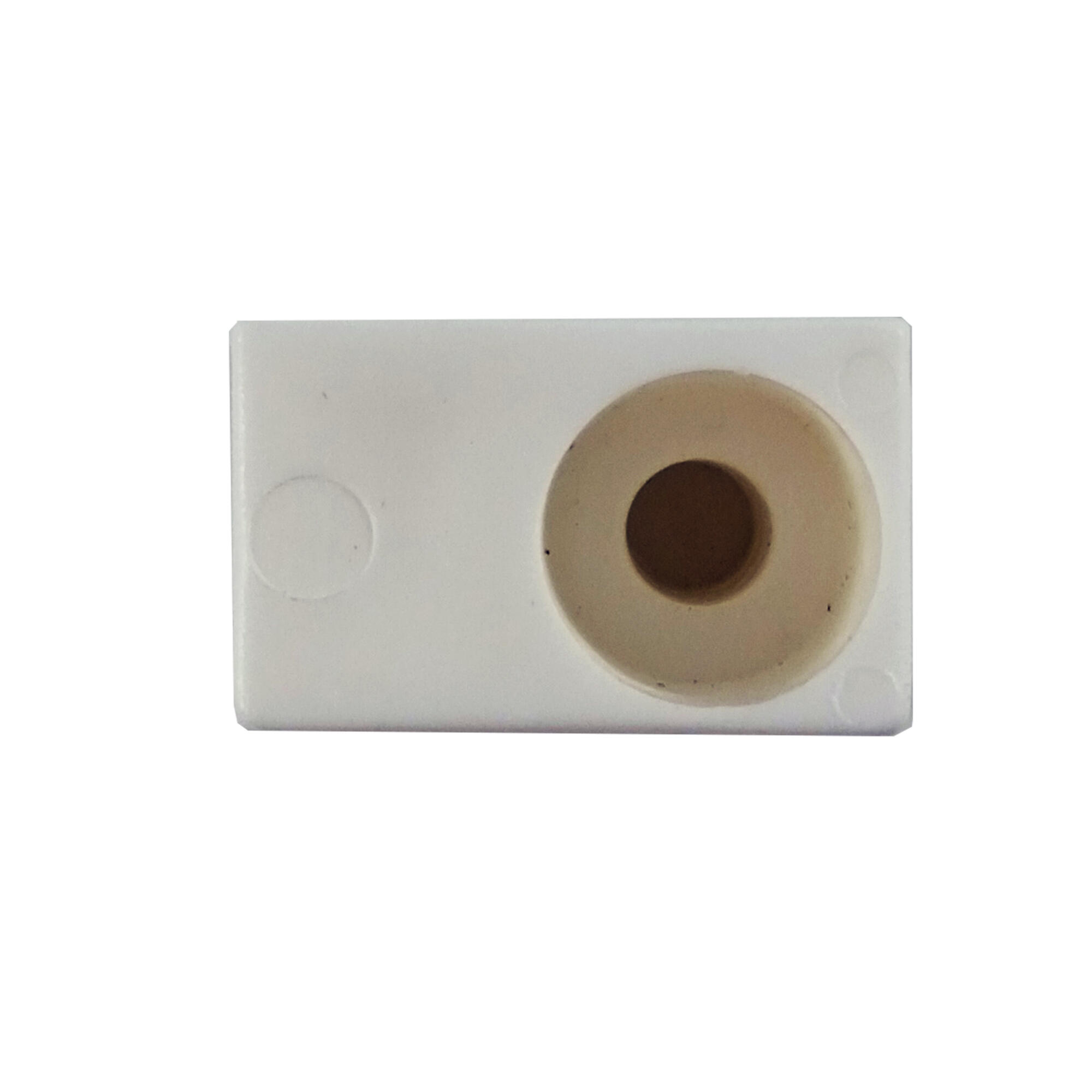 10 Ensamblaje 2 tornillos plástico blanco FURGO