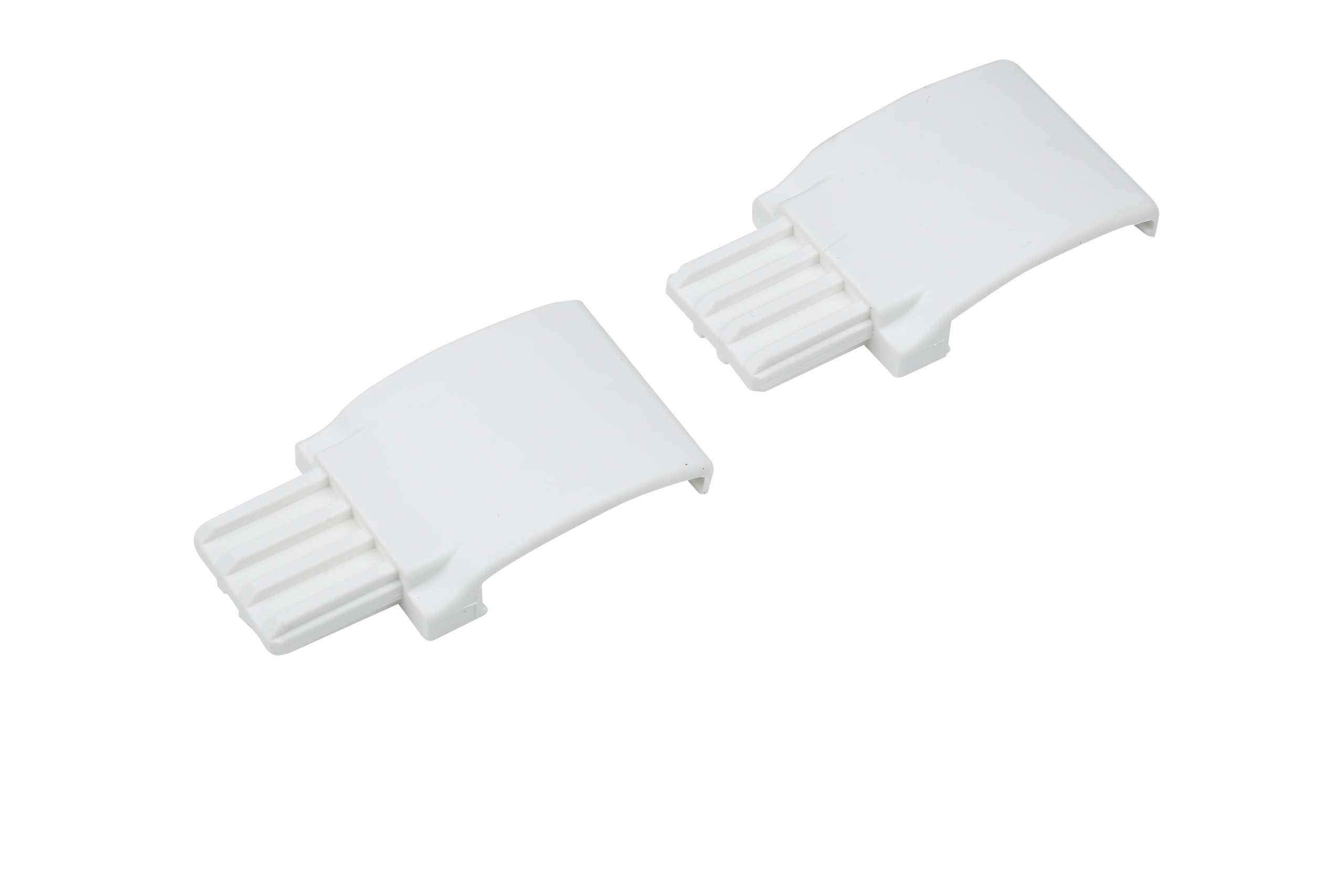2 escuadras union perfil central mosquitera corredera blanco