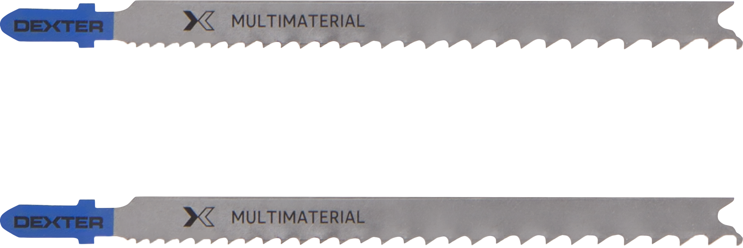 2 Hoja de sierra calar ,vástago en T,multimaterial ,corte grueso de 132mm DEXTER