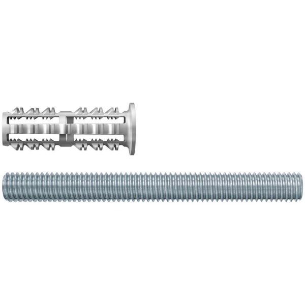 10 tacos Rodforce + 10 varillas M6 ø10×35 mm