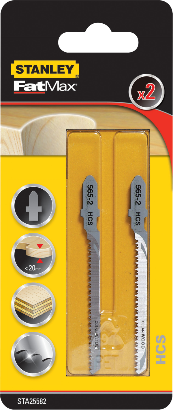 2 HOJAS CORTE CURVO MADERA L53 HCS B&D 2 HOJAS CORTE CURVO MADERA L53 HCS B&D