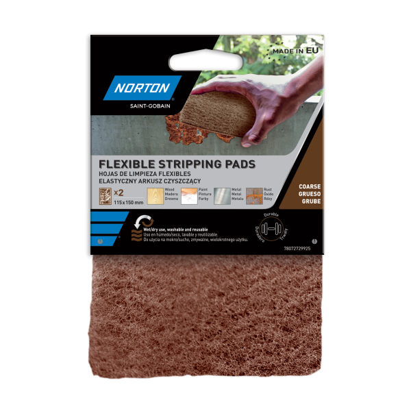 2 Hojas decapado FLEX 115×150 F2302 NORTON 2 Hojas decapado FLEX 115×150 F2302 NORTON