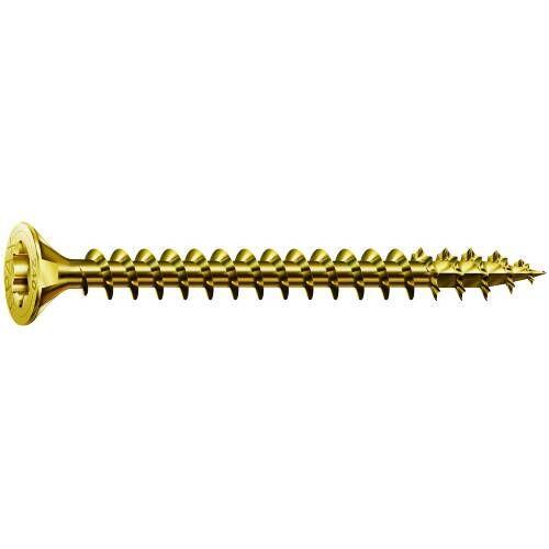 10 Tornillo para madera SPAX pozidriv con cabeza avellanada, ø 4 x L. 60 mm