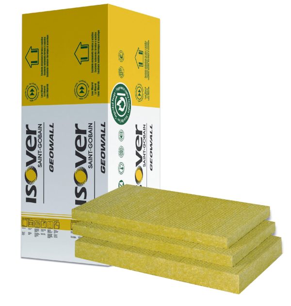 10 uds de paneles Lana de roca ISOVER GEOWALL 34 Espesor 40mm 1.35×0.6m R=1,15 10 uds de paneles Lana de roca ISOVER GEOWALL 34 Espesor 40mm 1.35×0.6m R=1,15